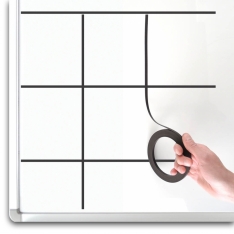 Magnetic Lines - &frac14;-inch x 25-feet - For Magnetic Whiteboard