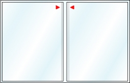 4-View / Double Pocket Menu: 8 &frac12;" x 11" per side