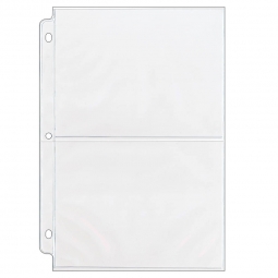 Poly Archival-Safe Pages - Holds Two 5" x 7" Photos/Cards