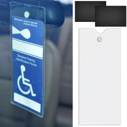 Magnetic Holders for Parking Placards 2-PACK - Easy On and Easy Off