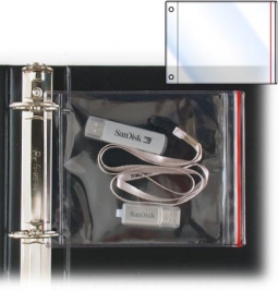 USB Flash Drive Zip Case - 5" x 5 &frac12;" - Made in USA