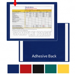 Document Holder - Window Frame Style - Adhesive Back - Holds 8 1/2 x 11" Sheets