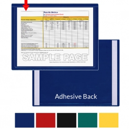 Document Holder - Window Frame Style - Velcro Back - Holds 8 1/2 x 11" Sheets