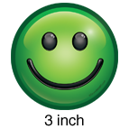 Three-inch+Green+Smiley+Face+Magnets+for+Status+Visualization
