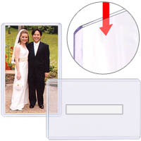 Rigid Toploaders with Peel and Stick Strip - 3" x 5" - Photo size