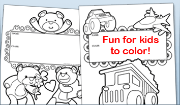 Custom homework folders