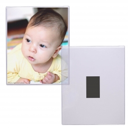 Heavy Duty Flex-Menu Vinyl Plastic Pocket - 8 " x 10" - Magnetic Back