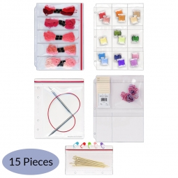 Knit / Crochet Storage Variety Pack - 15 Pieces