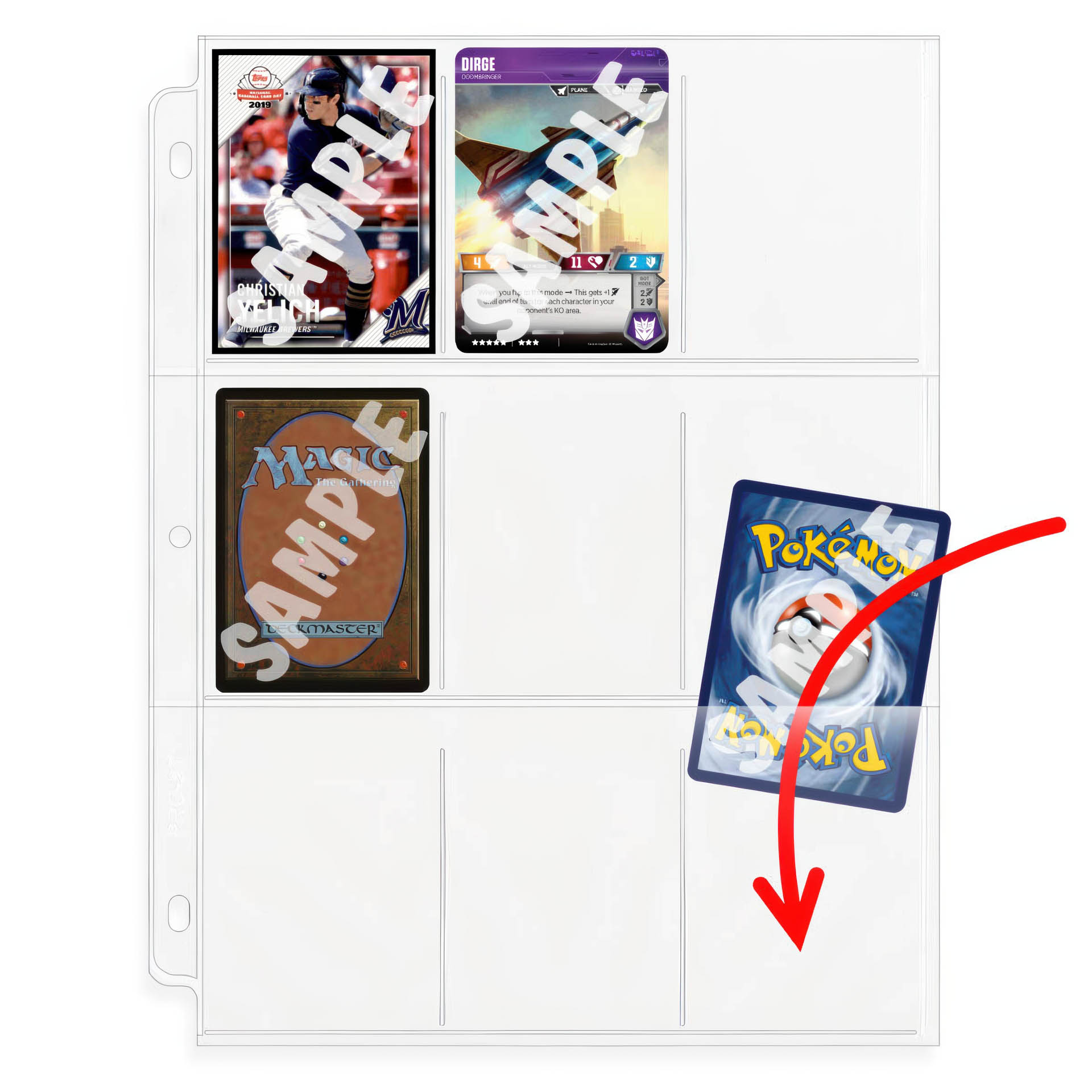 StoreSMART: Poly Archival Safe - Trading Card Pages- Top Load