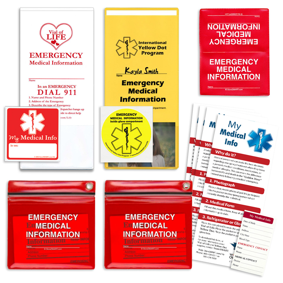 StoreSMART: Emergency Medical Information Personal Variety Pack
