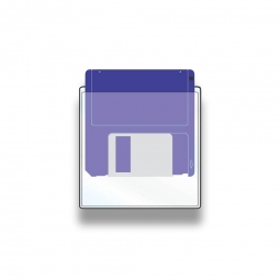 Peel & Stick Pocket - Computer Disk - Open Short - 3 5/8" x 3 7/8"