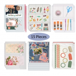 Scrapbooking Storage Variety Pack - 15 Pieces