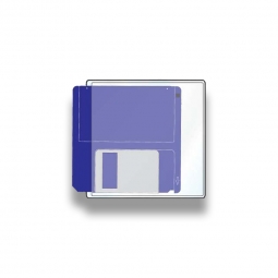 Peel & Stick Pocket - Computer Disk - Open Long - 3 5/8" x 3 7/8"