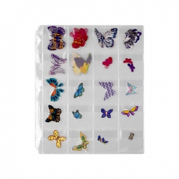 20-Pocket Binder Page with Flaps - Scrapbooking, Cardmaking and Papercrafting