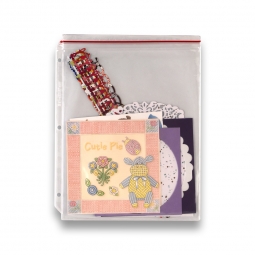 Zip Top Supply Case & Page Protector - Scrapbooking, Cardmaking, and Papercrafting