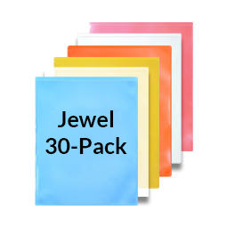 30-pack+LX+Folders+Assorted%3A+5+each+Jewel+Colors