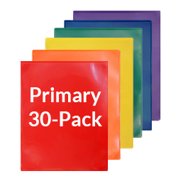 30-pack+LX+Folders+Assorted%3A+5+each+Primary+Colors+-+SALE%21