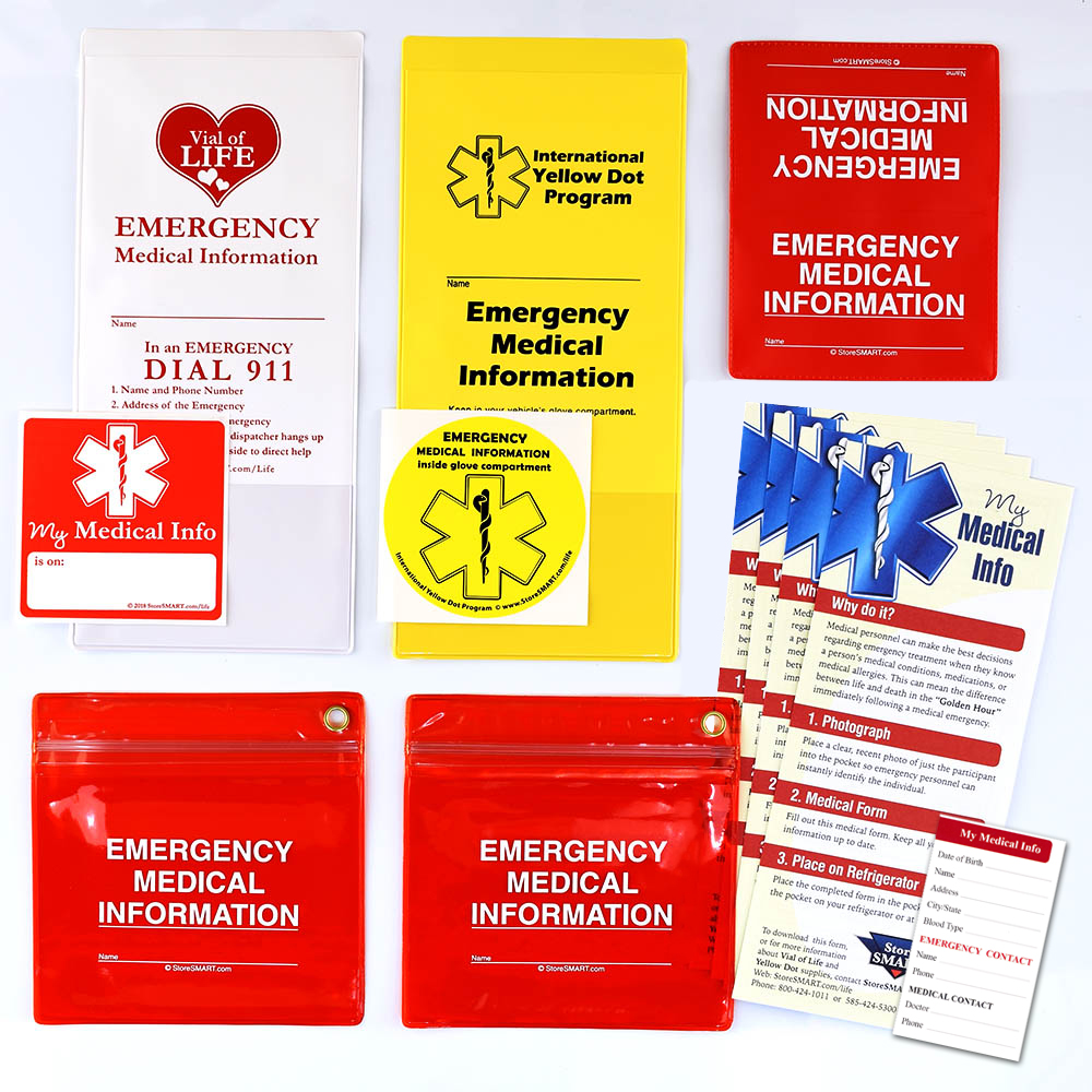 Emergency Medical Information Personal Variety Pack