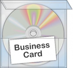 CD Pocket & Business Card - Photo Clear
