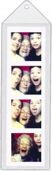 Bookmark Plastic Holders - Triangle Top - fits photo booth photos