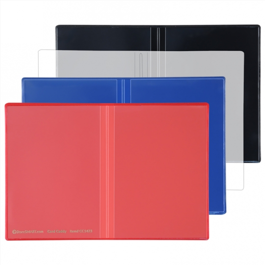 Two Pocket Plastic Card Caddy - Receipt Holder: StoreSMART - Filing,  Organizing, and Display for Office, School, Warehouse, and Home