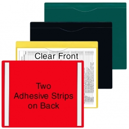File Jacket with Remove & Reuse Adhesive Strips - 8 &frac12;" x 11"