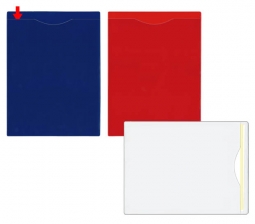 File Jackets - Open Short - 8 &frac12;" x 11" - Solid Front