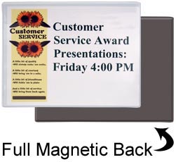 Full Back Magnetic Pockets - Letter/Info - 8 &frac12;" x 11"