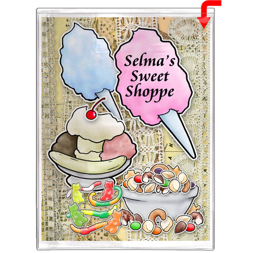 Plastic 2-View//Single Pocket Menu: 4 1//4 x 11-50-Pack Open Short Side StoreSMART PE3061S-MENU-50