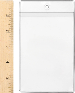 Hang Hole Pockets - 3'' x 4 7/8'' - Open Short Side