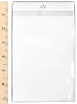 Hang Hole Pockets - 4 1/4'' x 6 5/16'' - Open Short Side