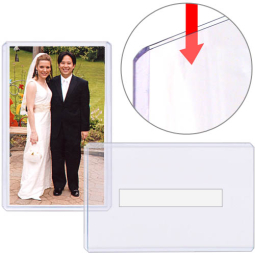 Rigid Toploaders with Peel and Stick Strip - 3" x 5" - Photo size