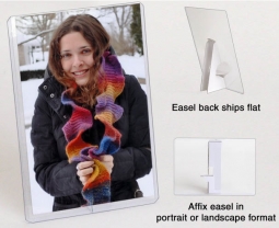 Rigid Toploaders with 6" Easel Backs - 6" x 9" - Photo size