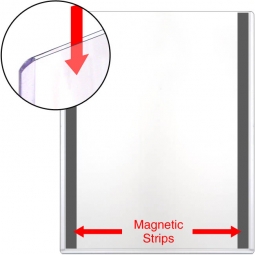 Rigid Toploaders with Magnets - 8 &frac12;" x 11"