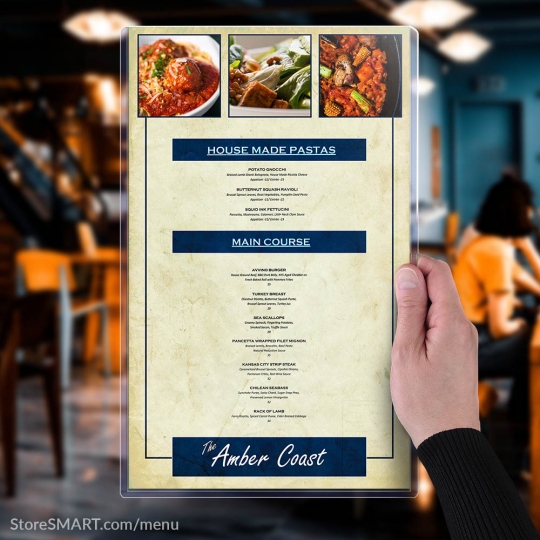 Top Loaders StoreSMART 11 x 17 HPP11X17-MENU-25 Rigid Plastic Menu Covers 25-Pack Top Loaders StoreSMART 11 x 17 HPP11X17-MENU-25 Rigid Plastic Menu Covers 25-Pack