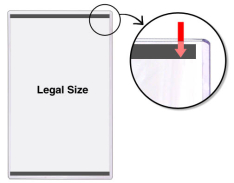 Rigid Toploaders with Magnets - 8 &frac12;" x 14" - Legal size