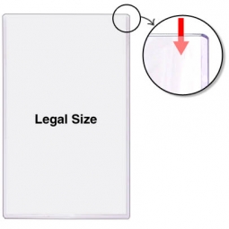 Rigid Toploaders - 8 &frac12;" x 14" - Legal size