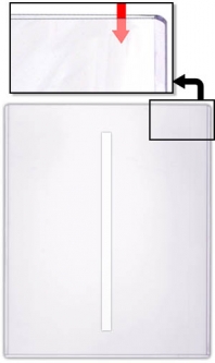 Rigid Toploaders with Peel and Stick Strip - 8" x 10" - Photo size