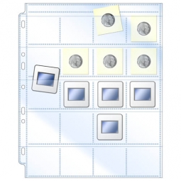 Poly Archival-Safe Pages - Slide & Coin Page