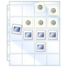 Poly Archival-Safe Pages - Slide & Coin Page