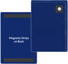 Magnetic Closure "Idea Card" Pocket - Magnetic-Back - 4" x 6"