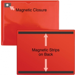 Magnetic Closure Pocket - 8 &frac12;" x 11" - Magnetic-Back
