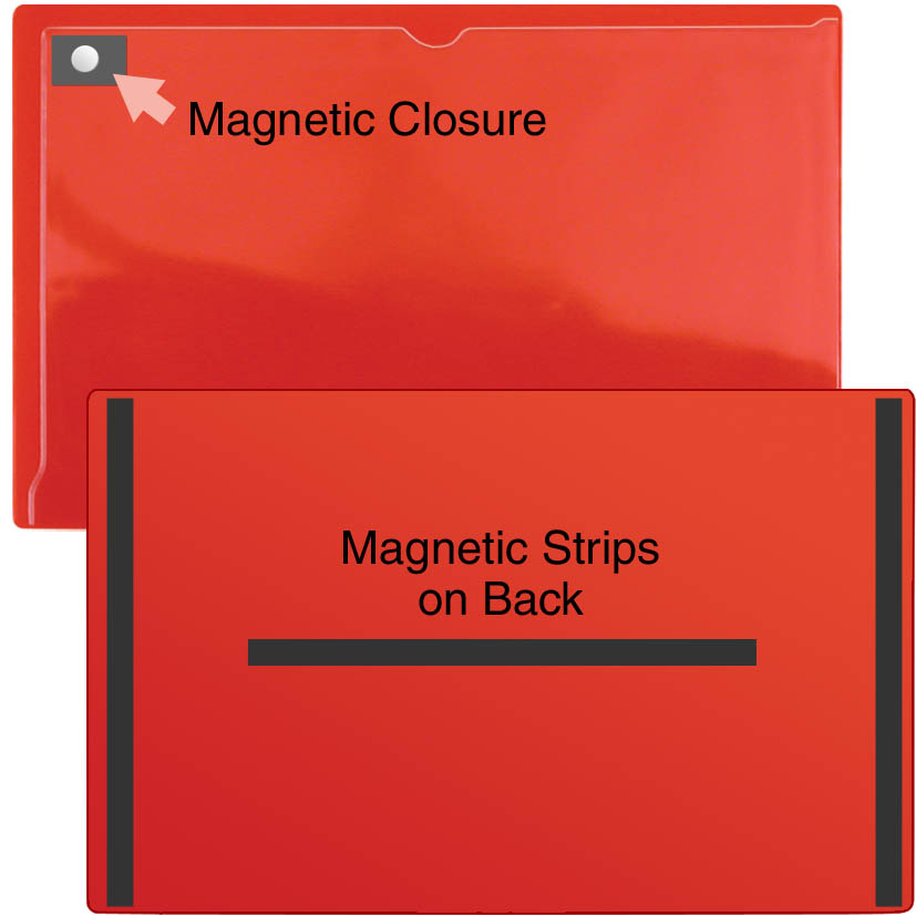 Magnetic Closure Pocket - Magnetic-Back - 8 ½