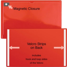 Magnetic Closure Pocket - Velcro-Back - 8 &frac12;" x 14"