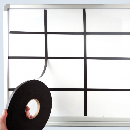 Magnetic Lines - ½-inch x 100-feet - For Magnetic Whiteboard: StoreSMART -  Filing, Organizing, and Display for Office, School, Warehouse, and Home