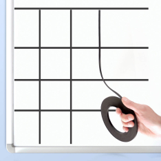Magnetic Lines - &frac14;-inch x 50-feet - For Magnetic Whiteboard