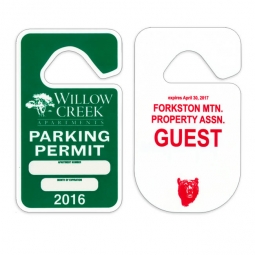 Standard Parking Placard - 2 3/4" x 4 3/4"