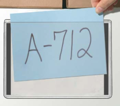 Magnetic Pockets - 8 1/2'' x 11 1/2'' - Open Long Side - Magnets along the Short Sides