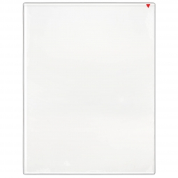 Heavy Duty Flex-Menu Vinyl Plastic Pocket - 8 &frac12;" x 11" - Letter size - Made in USA