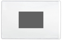 Magnetic Pockets - 4 1/4'' x 6 13/16'' - Open Short Side